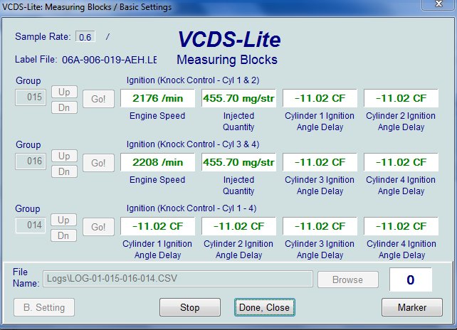 Screenshot VCDS-Lite