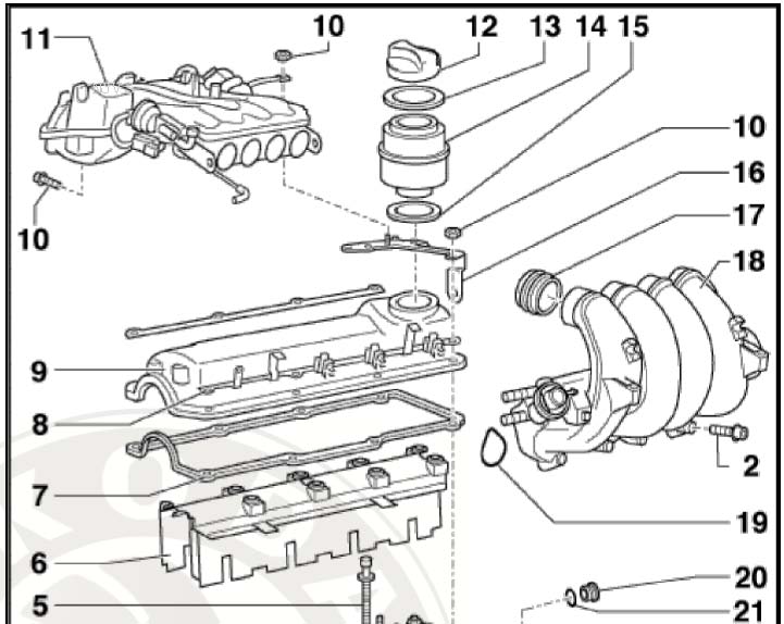 Motorabdeckung Skoda Octavia I (1U - 1996-2004)