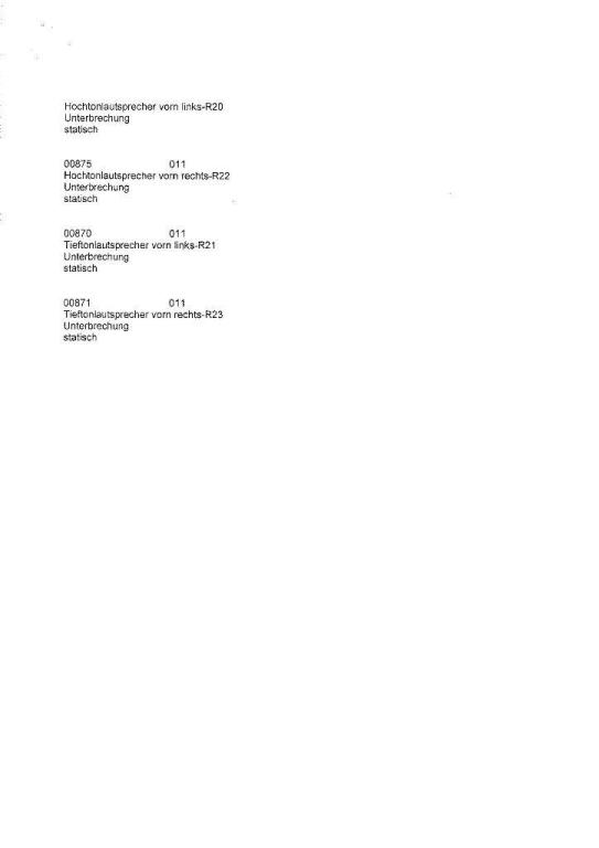 Diagnoseprotokoll RCD 300, Seite 2