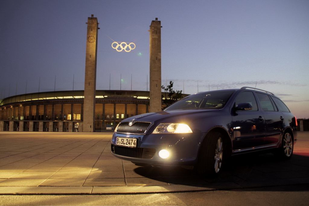 vor dem Olympiastadion Berlin